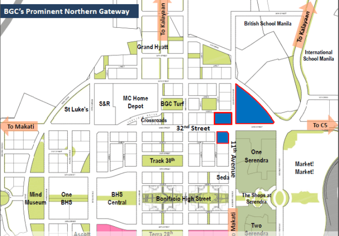Park Triangle Corporate center Location Map