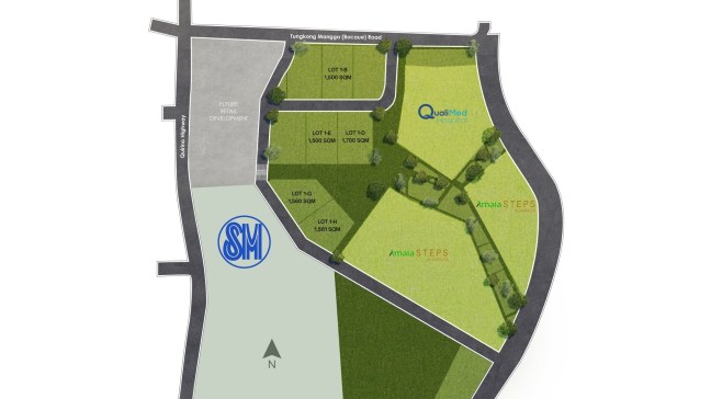 Altaraza’s commercial district layout and estate masterplan