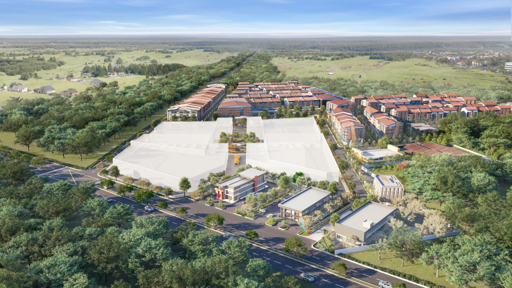 Business zone at Crossroads Estate in Plaridel, Bulacan